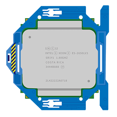 Intel Xeon E5-2650Lv3 (1.8GHz/12-core/30MB/65W)