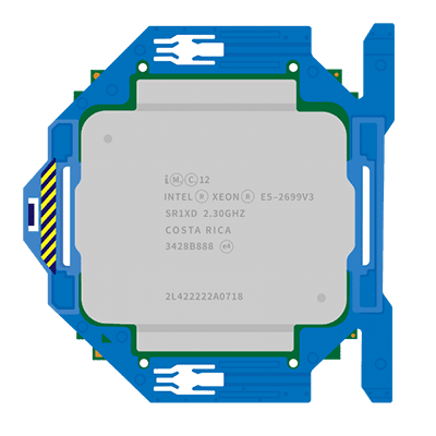 Intel Xeon E5-2699v3 (2.3GHz/18-core/45MB/145W)