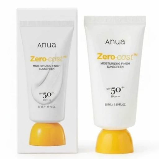 کرم ضد آفتاب بیرنگ آنوا (SPF 50+ PA++++) مناسب دست، صورت، گردن، دور چشم مدل zero cast محافظ UVA ،UVB مناسب انواع پوست