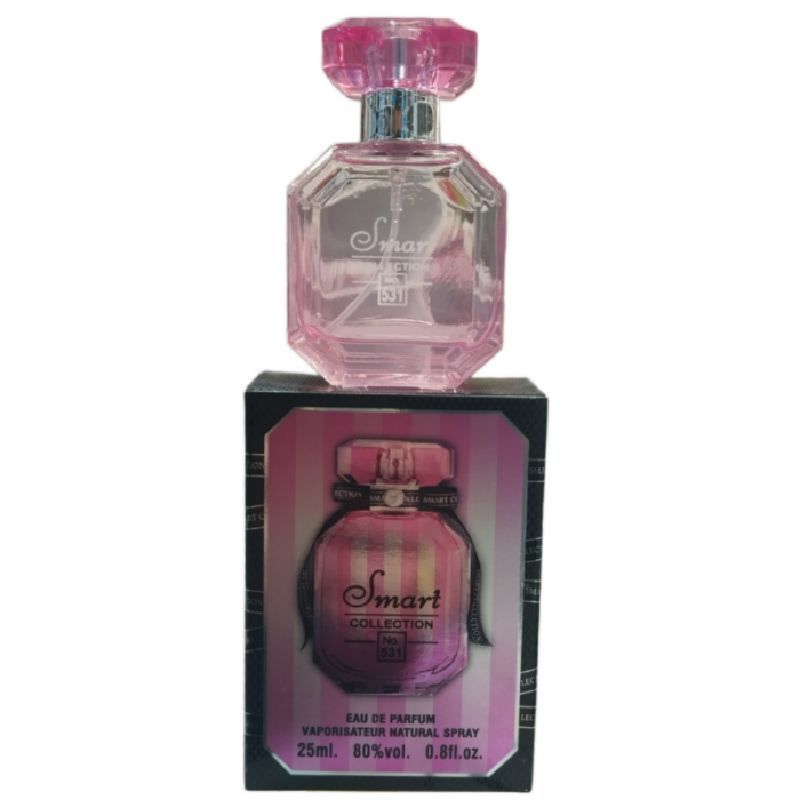 عطر ادکلن ادوپرفیوم زنانه اسمارت کالکشن کد 531 رایحه .یکتوریا سکرت بامب شل حجم 25 میل