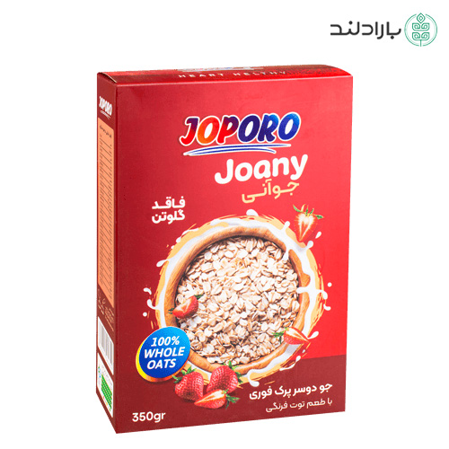 جو دوسر پرک فوری بدون گلوتن با طعم توت فرنگی جوپرو 350 گرمی