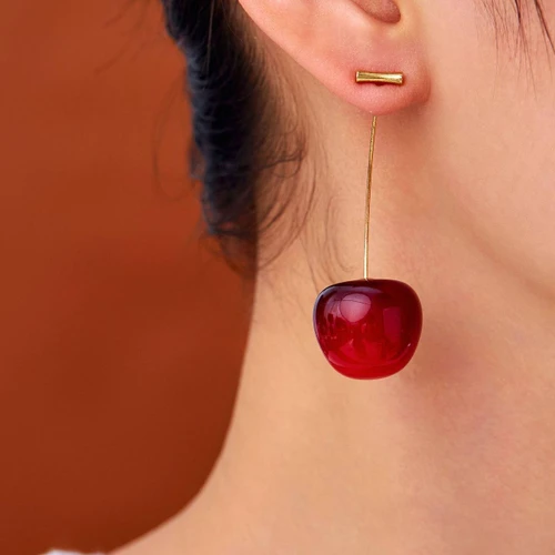 گوشواره گیلاس پینترستی