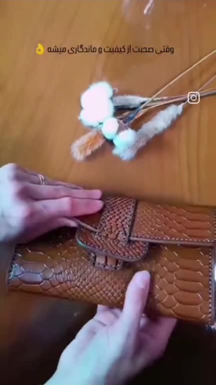کیف پول زنانه چرم طبیعی