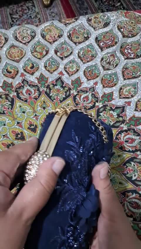 کیف مجلسی سرمه ای