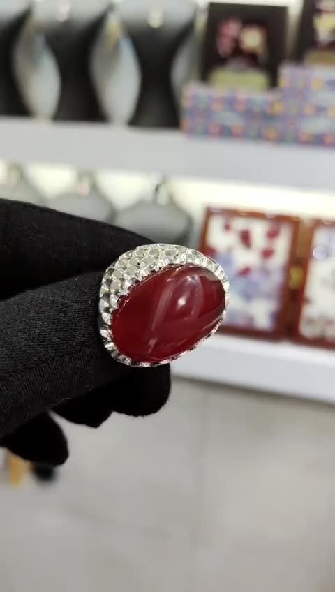 انگشتر عقیق یمنی اصلی 