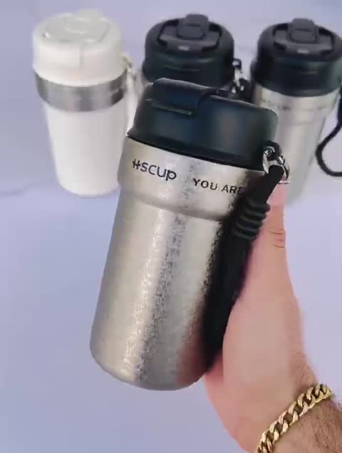 تراول ماگ بزرگ جذاب دوحالته اصل HSCUP 