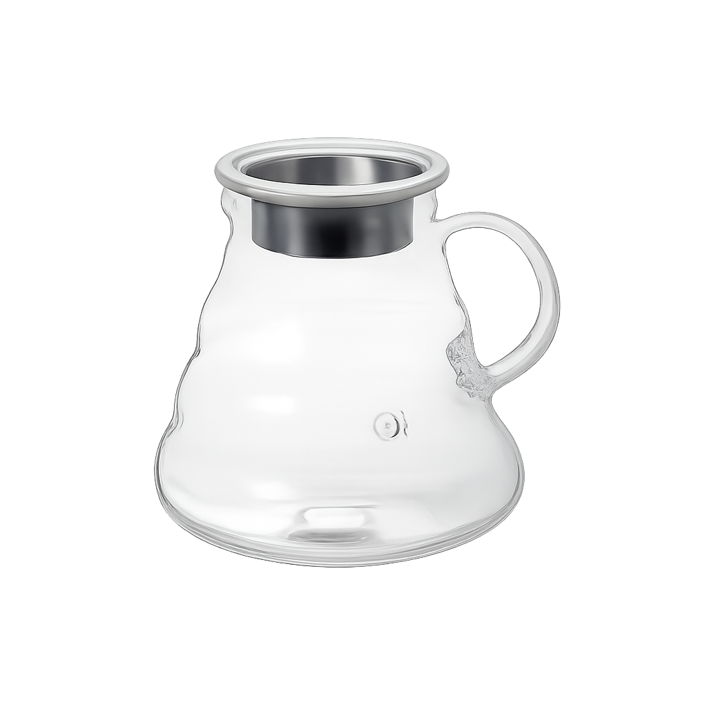 سرور قهوه شیشه ای طرح V60 Range