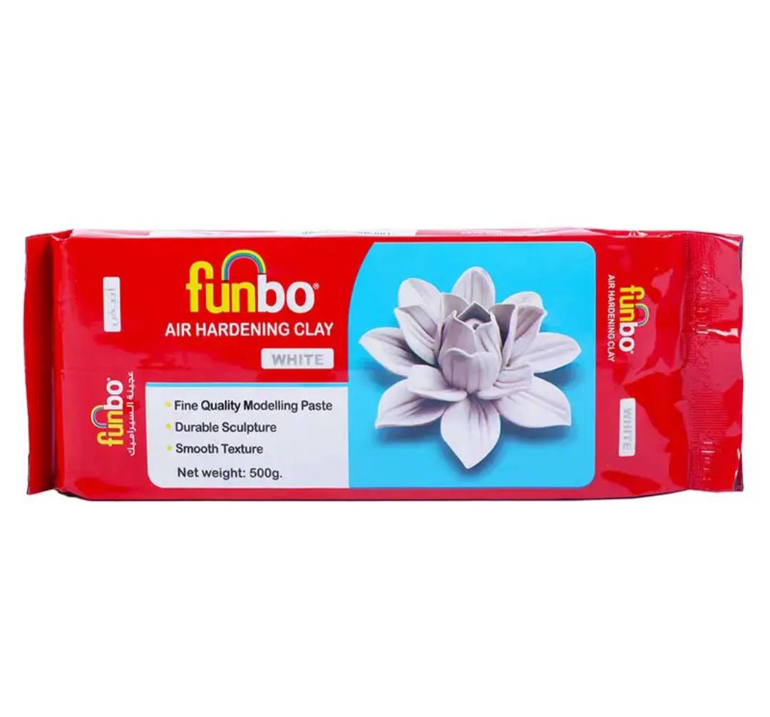 خمیر مجسمه سازی فانبو مدل هوا خشک کد FO-AHC-500-WE