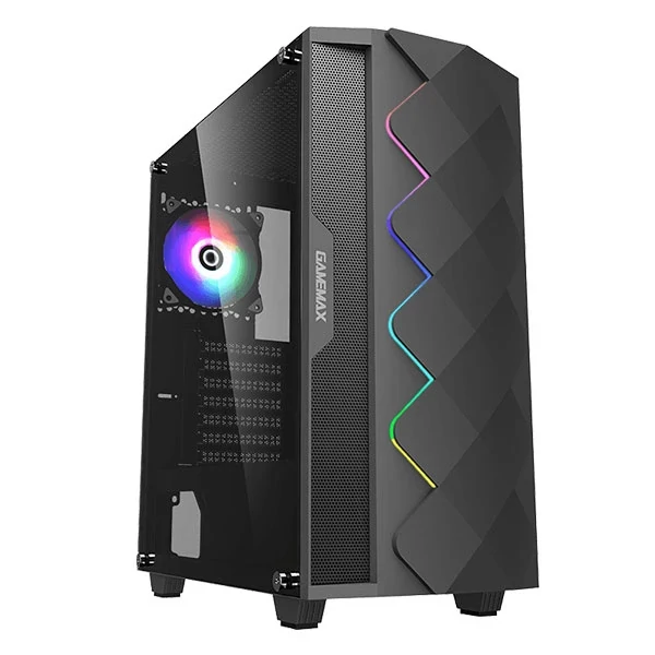 کیس کامپیوتر GAMEMAX مدل Black Diamond