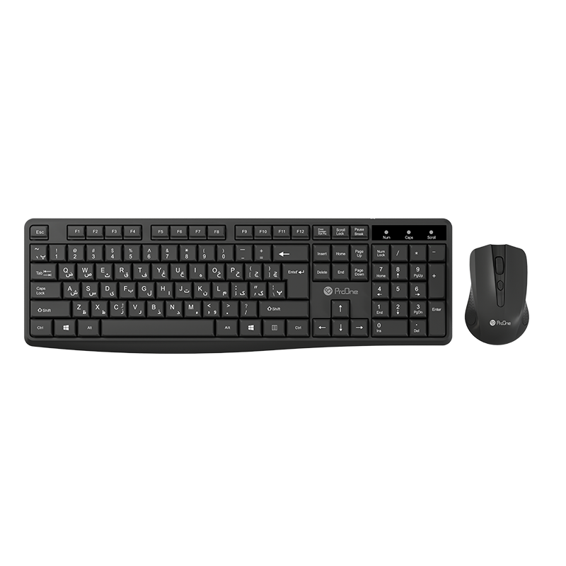 خرید ست کیبورد و ماوس بی سیم پرووان مدل KEYSET(PMK25W)