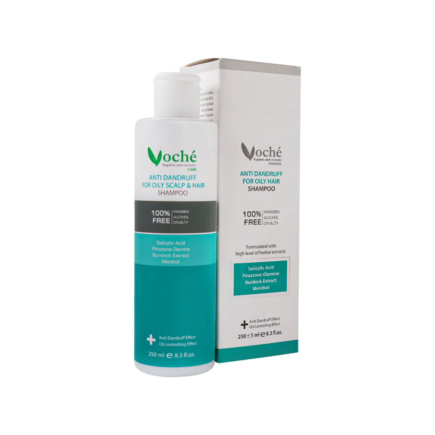 شامپو ضد شوره مناسب موی چرب 250میل وچه Voche Anti Dandruff For Oily Hair Shampoo 250ml سایز: 250 میلیلیتر