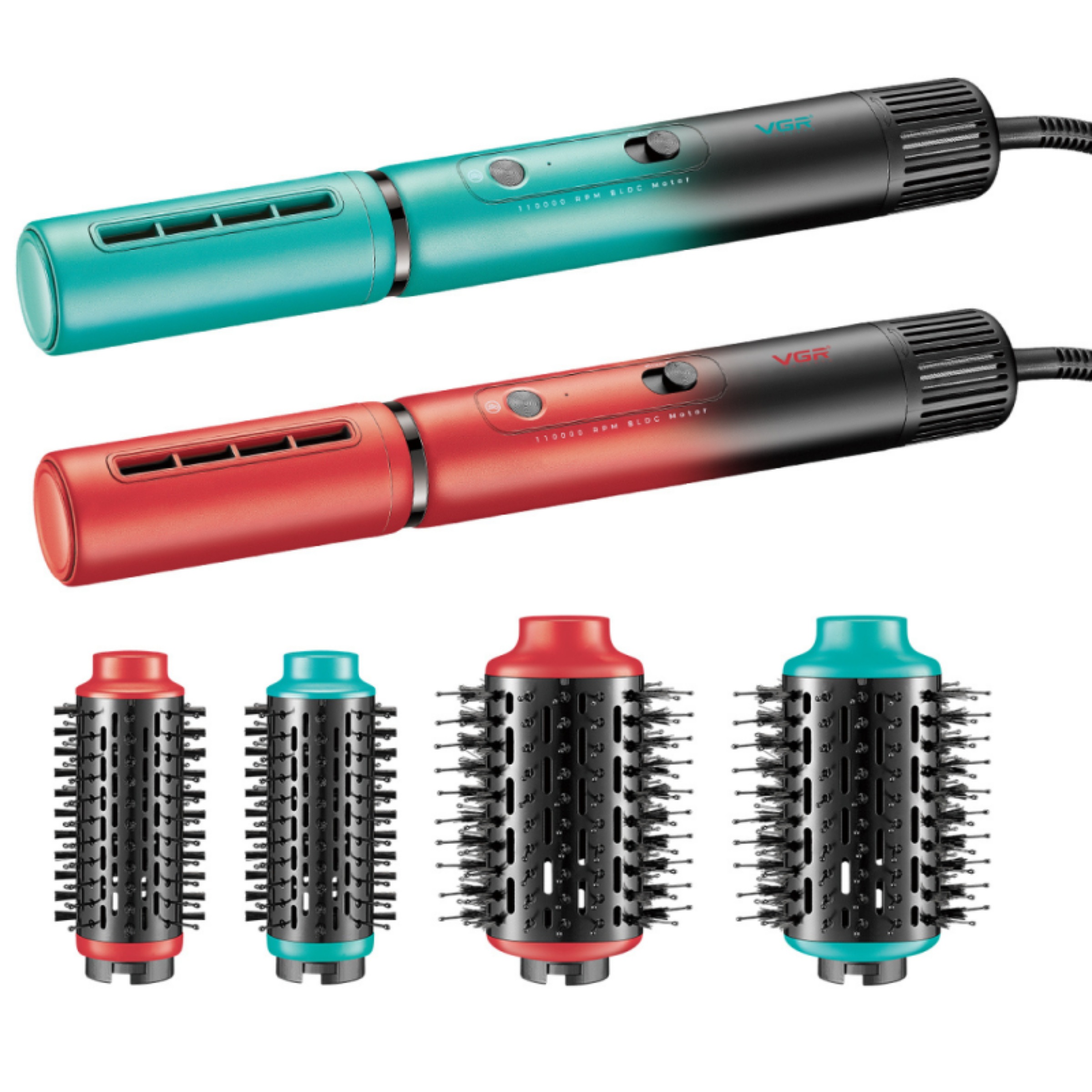 سشوار برس دار چرخشی وی جی ار مدل V-489