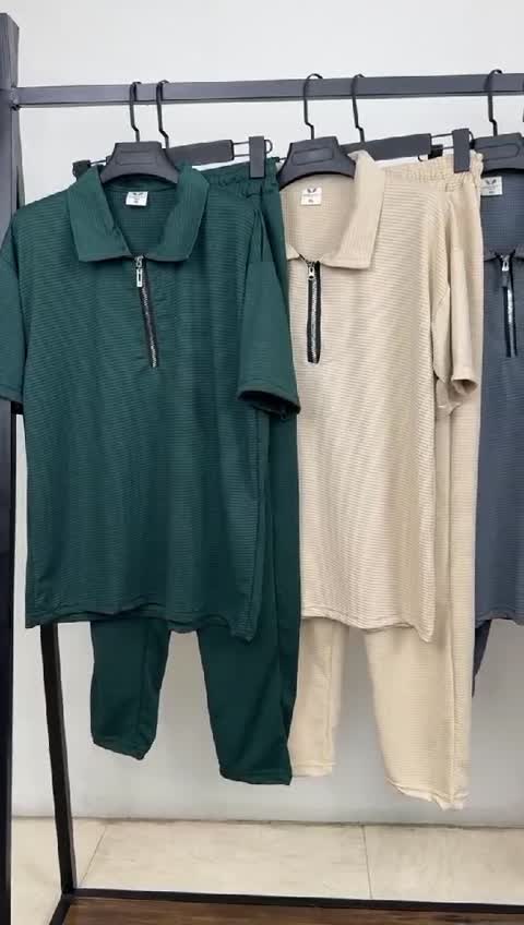 ست مردانه آراد (فری)فتیله ای کبریتی- تیشرت شلوار مردانه - ست مردانه - ست پسرانه - تیشرت و شلوار - بلوز شلوار - ست محرمی