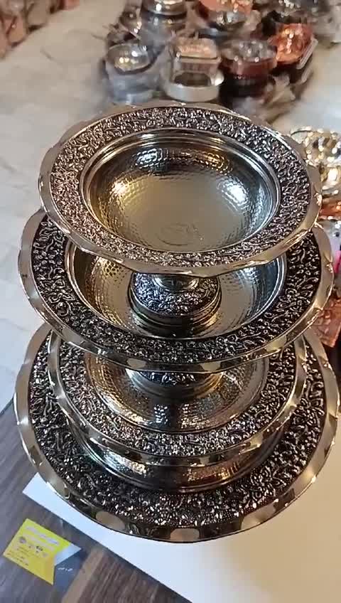 سرویس پذیرایی مسی کروم گلبرگ نانو فضلی