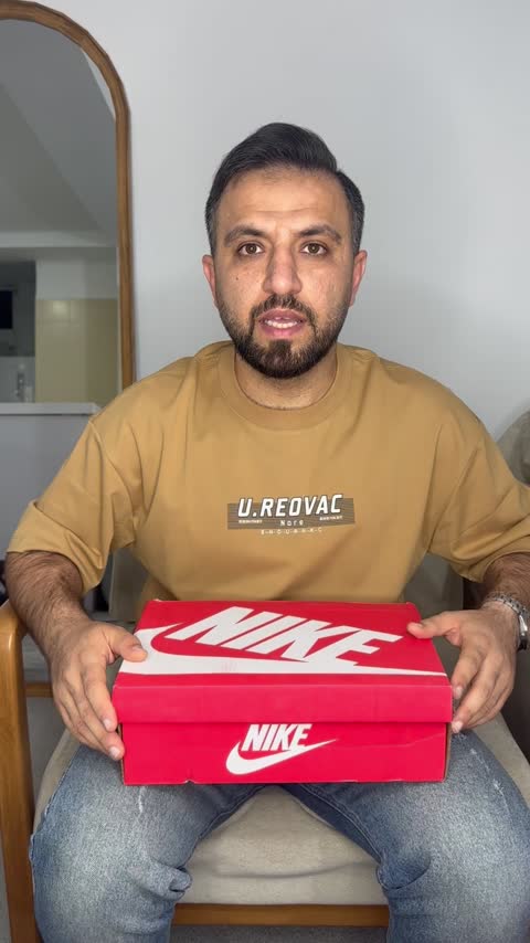 کتونی ویتنامی نایک وی 5 سفید آبی کیفیت اورجینال Nike V5