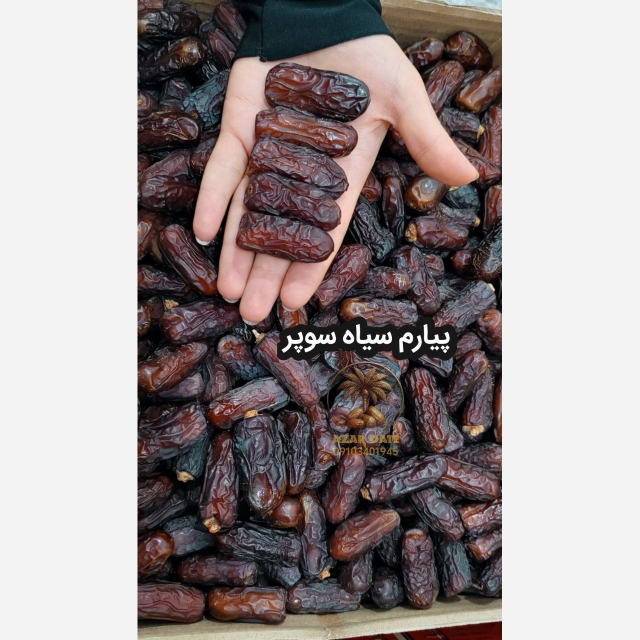 خرمای پیارم سیاه جامبو/آجیلی