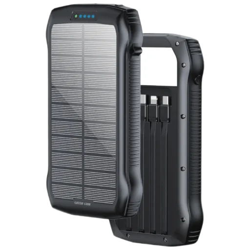 پاوربانک Solar Force ظرفیت 20000 میلی آمپری گرین لاین Green Lion Solar Force 20000mAh Power Bank