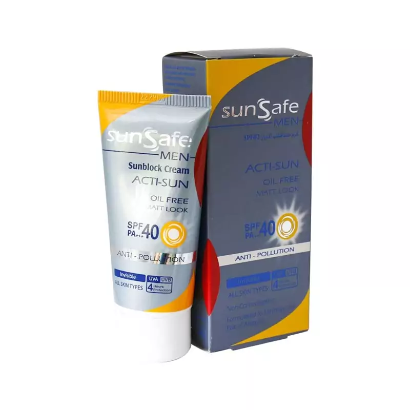کرم ضدآفتاب آقایان SPF40 سان سیف