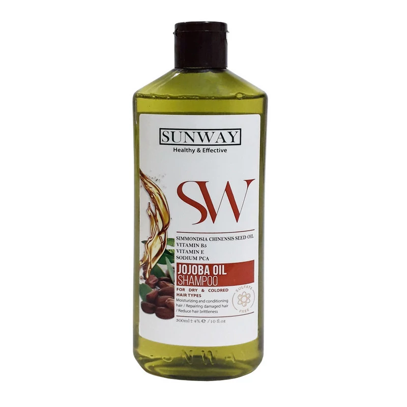 شامپو سانوی Sunway گیاهی موهای چرب و خشک 