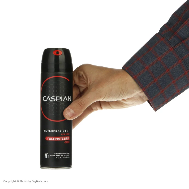 اسپری ضد تعریق مردانه کاسپین مدل ultimate dry حجم 150 میلی لیتر