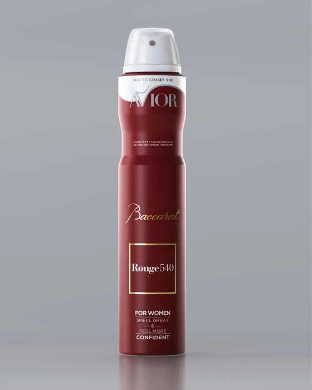 اسپری بدن زنانه اویور مدل BACCARAT ROUGE 540 حجم 200 میلی لیتر