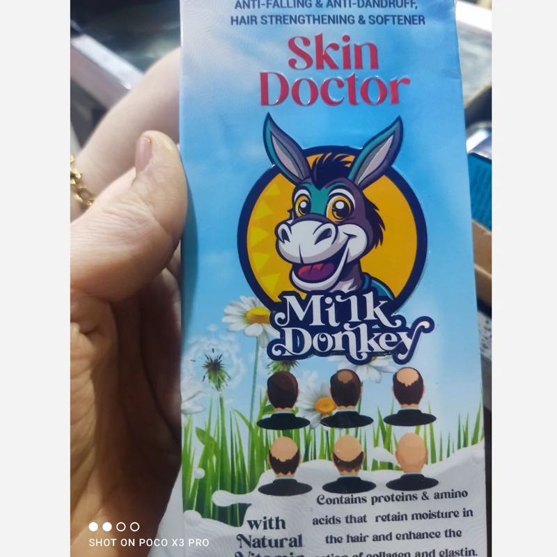 شامپو ضد ریزش شیر الاغ Doctor skin