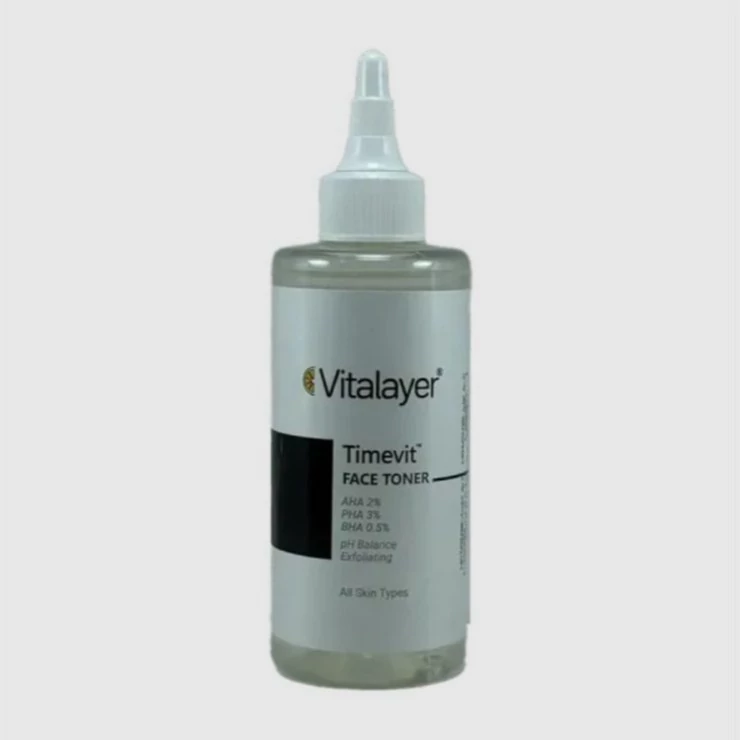 تونر ویتالیر مدل تایم ویت Vitalayer Timevit Toner مناسب پوست های چرب