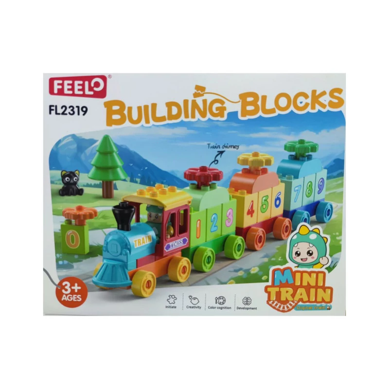 ساختنی 56 تکه فلوو مدل قطار اعداد SCZ