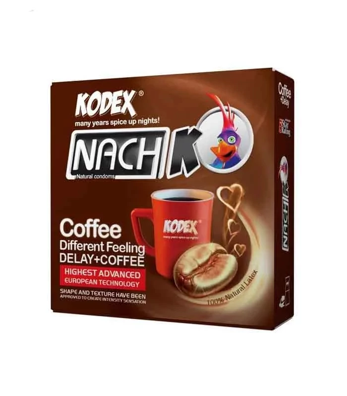 کاندوم کدکس مدل Coffee بسته 3 عددی