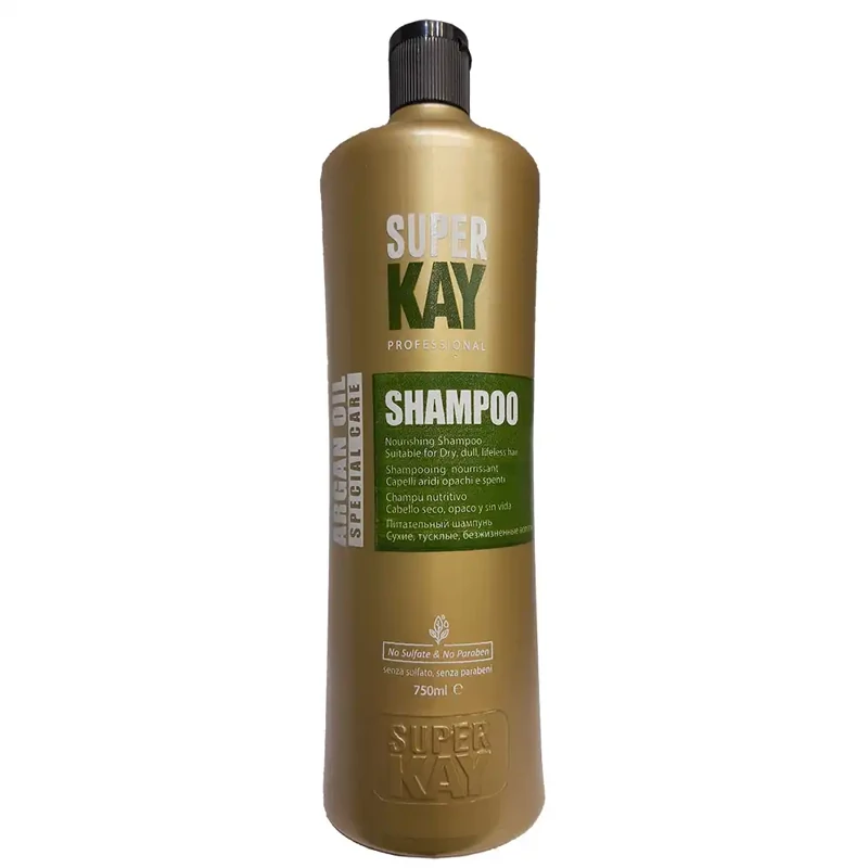 شامپو موی رنگ شده سوپرکی SUPERKAY مدل روغن آرگان حجم 300 میلی لیتری