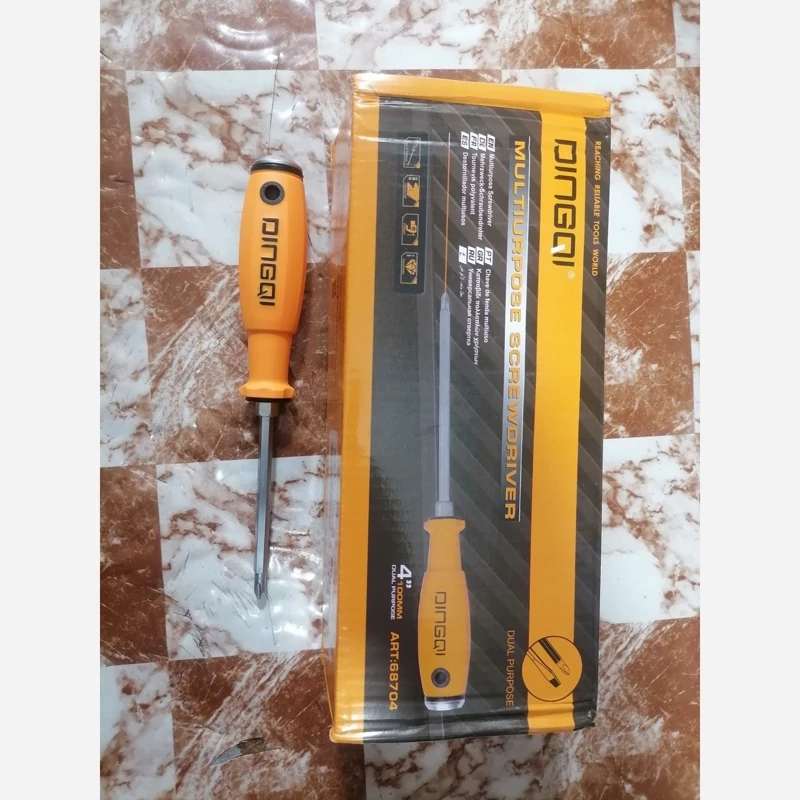 پیچ گوشتی چهارسو 6اینچ دینگی کد 68106 (پس کرایه)