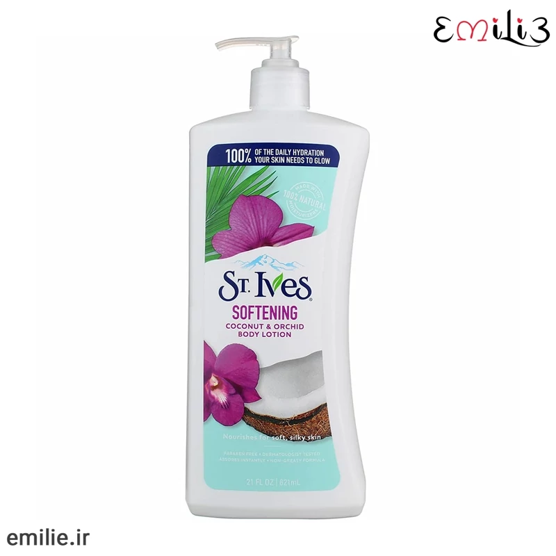 لوسیون بدن نرم کننده نارگیل و ارکیده سینت ایوز 621ml