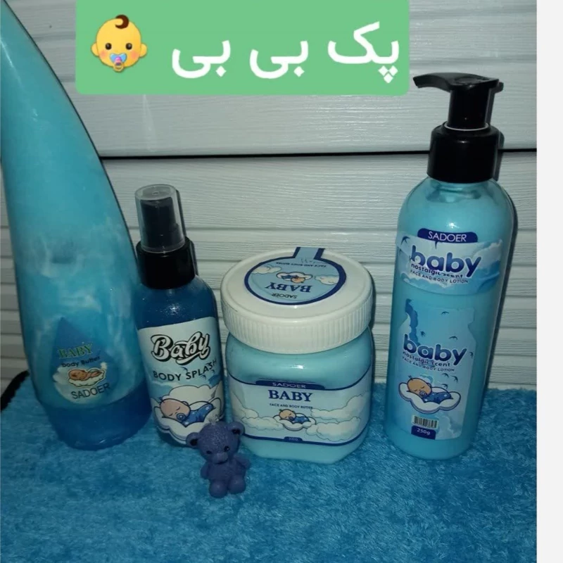 پک 3 عددی بیبی ( لوسیون و بادی اسپلش و کره بدن بیبی )