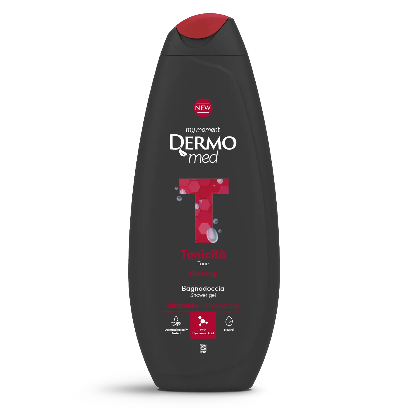 شامپو بدن حاوی جنسینگ Dermo med مدل تون Tone حجم 750 میل Dermo med body shampoo containing ginseng, Tone model, 750 ml