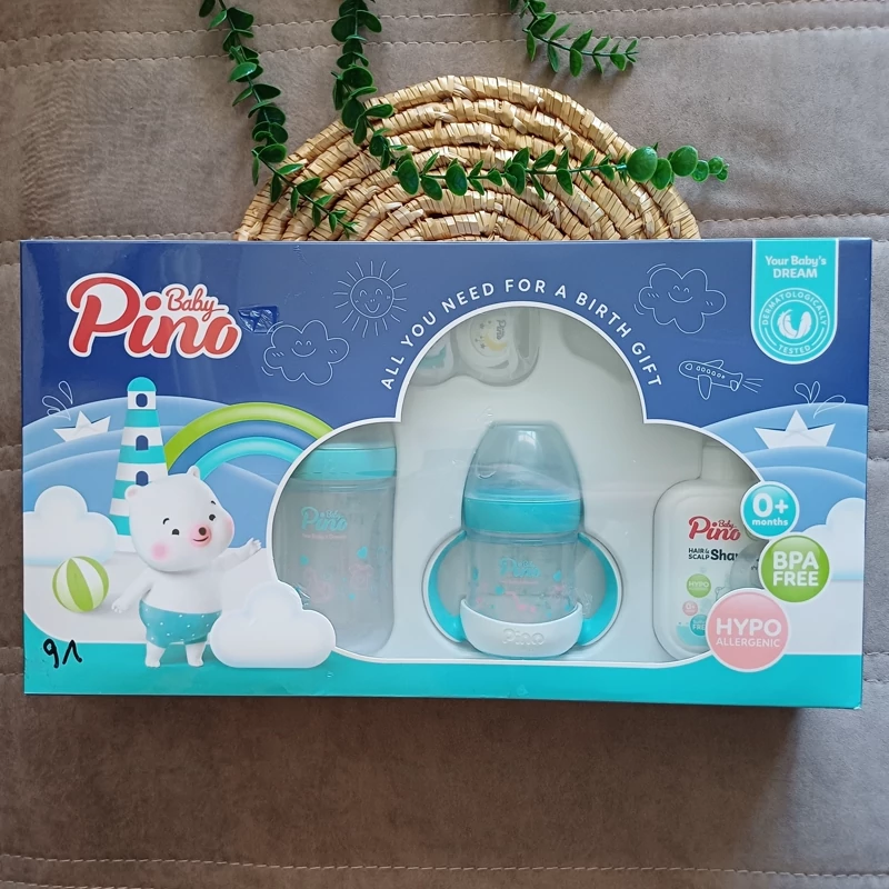 ست بهداشتی کودک پینوبیبی مدل Baby Boy Gift Set مجموعه 7 عددی