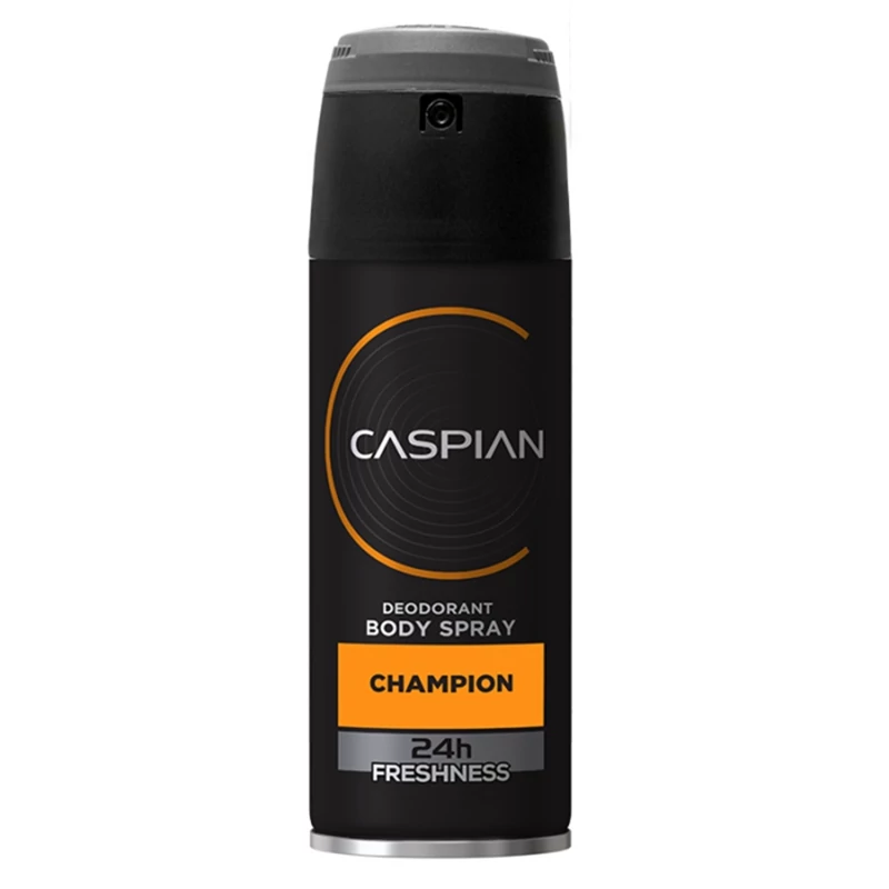 اسپری دئودورانت بدن مردانه کاسپین مدل CHAMPION حجم 150 میلی لیتر