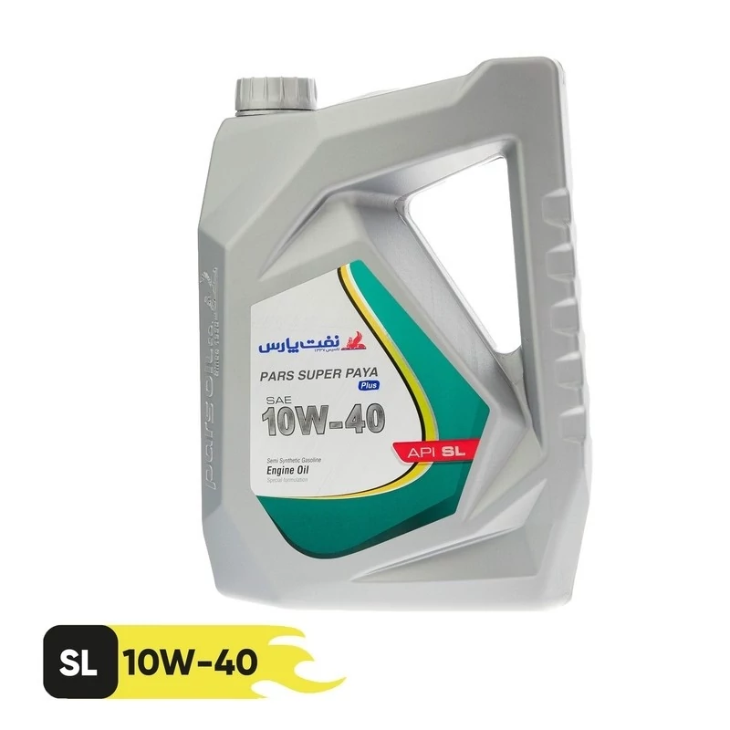 روغن موتور نفت پارس پارس سوپر پایا 10W40 SL پلاستیکی 1 لیتری