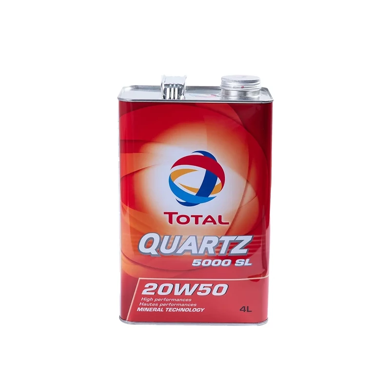 روغن موتور توتال اصلی 20W50 sl فلزی