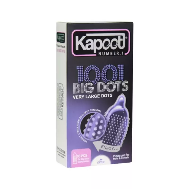 کاندوم خاردرشت کاپوت مدلBIG DOTS بسته 3 عددی