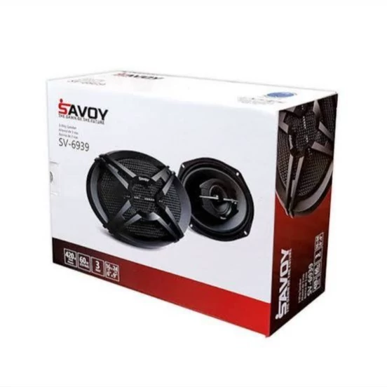 اسپیکر باند خودرو ساووی مدل SV-6939 آمپیلی خور بسته دو عددی 