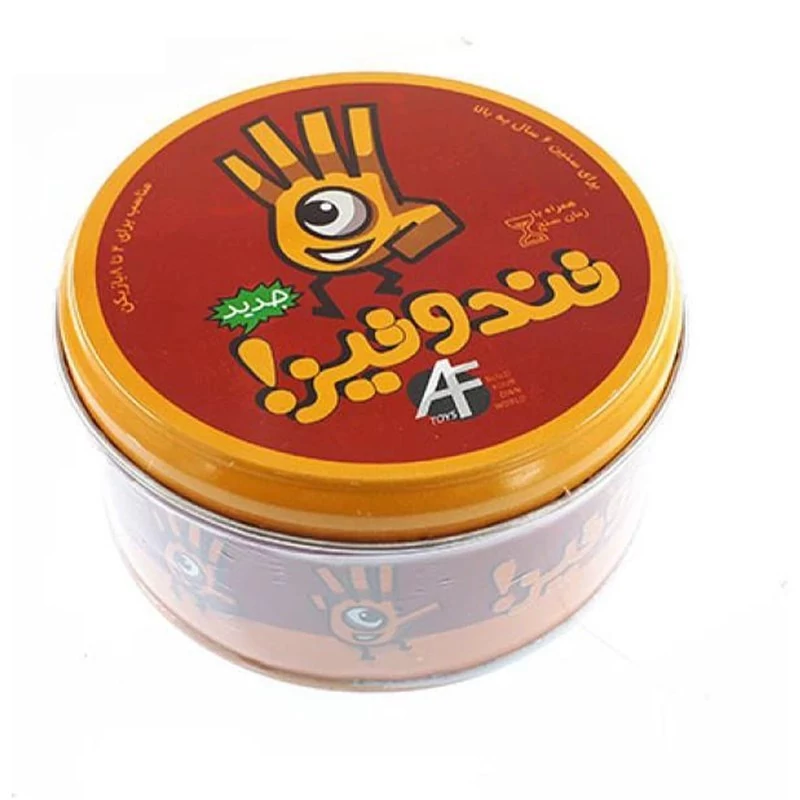 بازی فکری تند و تیز ای اف تویز دارای ساعت شنی (رو کارتی بدون قوطی) مشابه بازی تیز بین