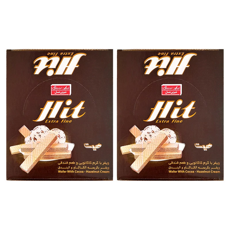 ویفر هیت کرمدار در طعم های مختلف 25 گرمی (24 عددی )