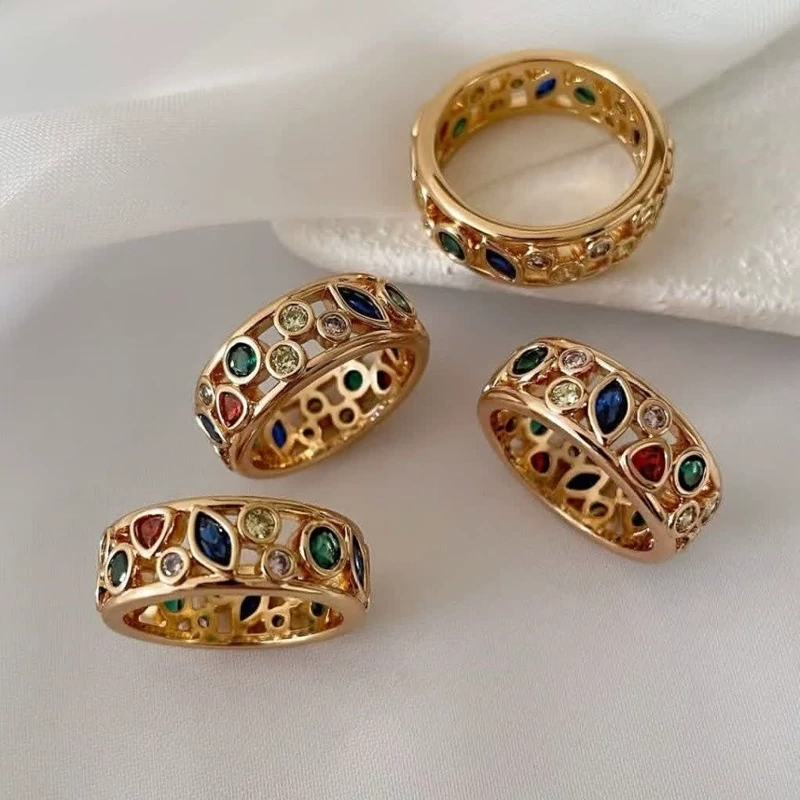 انگشتر زنانه ژوپینگ 9 ردیفه کد 2491
