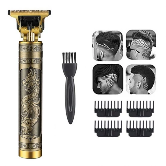 ماشین اصلاح موی سر و صورت شارژی مدل VINTAGE با تیغه استیل ضد زنگ، قابلیت اصلاح صفر و خط زن، باتری 800 میلیآمپر ساعت، ...
