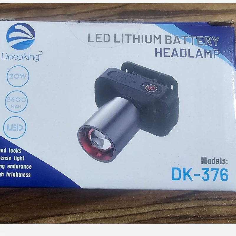 چراغ پیشانی هدلایت دیپ کینگ مدل DK-376(پسکرایه)