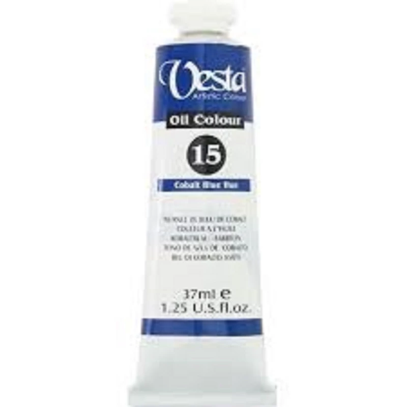 رنگ روغن وستا 37 میل - کد 15 cobalt blue