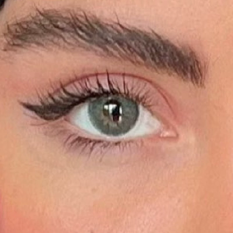 لنز چشم طبی رنگی سالانه رینبو fuzzy gray سری پیکون ( رنگ طوسی دور دار)