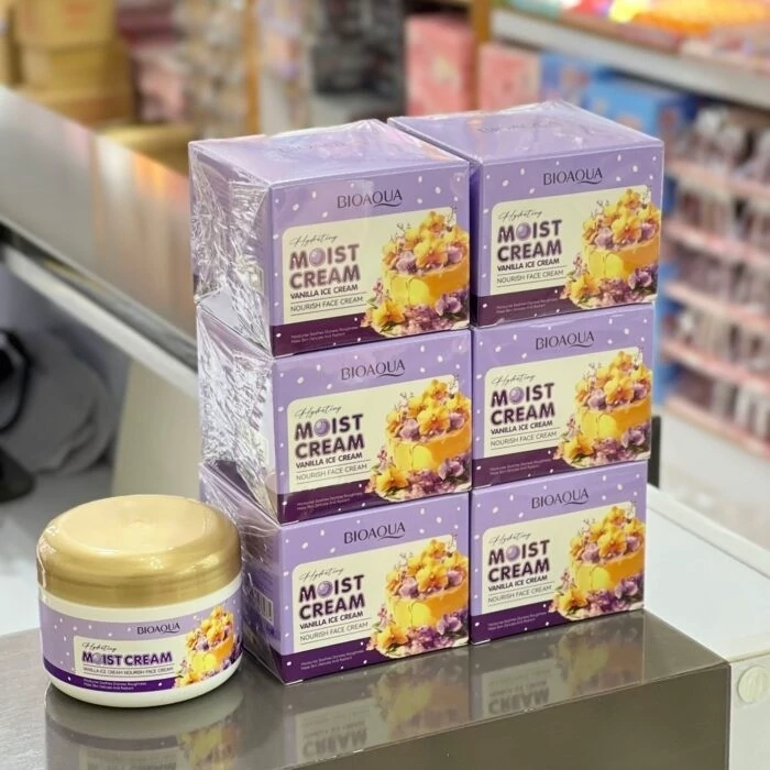 لوسیون بدن بستنی وانیلی مغذی بیوآکوا وزن 400 گرم Vanilla Ice Cream Nourish Body Lotion