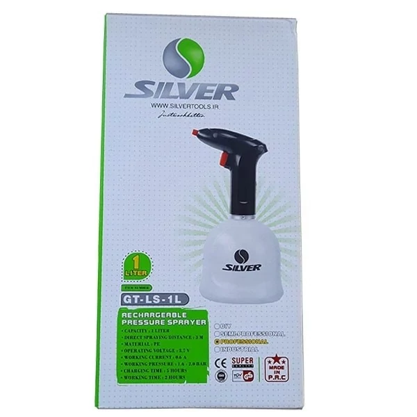 سمپاش شارژی سیلور مدل پروفشنال کدSMT-GT-LS-1L ظرفیت 1 لیتر
