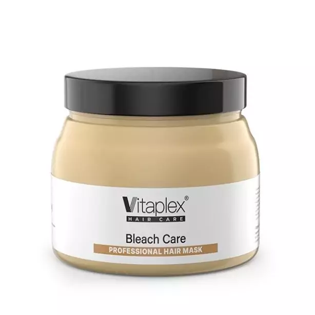 ماسک مو تقویتکننده و ترمیمکننده ویتاپلکس مدل Bleach Care حجم 500 میلیلیتر مناسب موهای آسیبدیده